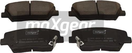 Maxgear 19-3378 - Brake Pad Set, disc brake autospares.lv