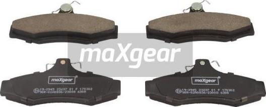 Maxgear 19-2945 - Brake Pad Set, disc brake autospares.lv
