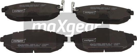 Maxgear 19-2958 - Brake Pad Set, disc brake autospares.lv