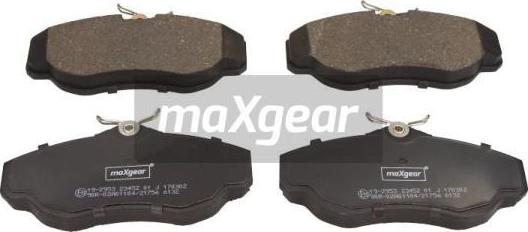 Maxgear 19-2953 - Brake Pad Set, disc brake autospares.lv