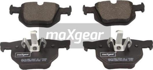 Maxgear 19-2952 - Brake Pad Set, disc brake autospares.lv