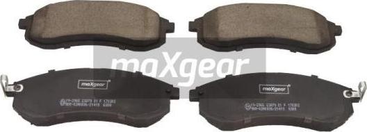 Maxgear 19-2965 - Brake Pad Set, disc brake autospares.lv