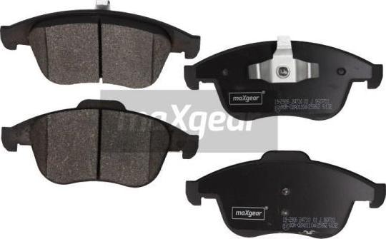 Maxgear 19-2906 - Brake Pad Set, disc brake autospares.lv