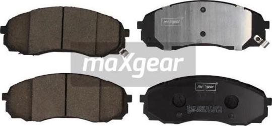 Maxgear 19-2901 - Brake Pad Set, disc brake autospares.lv