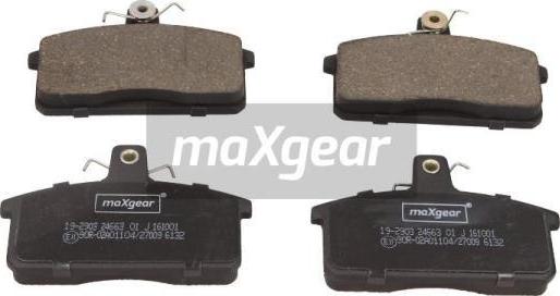 Maxgear 19-2903 - Brake Pad Set, disc brake autospares.lv