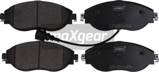 Maxgear 19-2907 - Brake Pad Set, disc brake autospares.lv