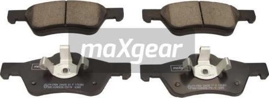 Maxgear 19-2984 - Brake Pad Set, disc brake autospares.lv