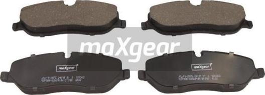 Maxgear 19-2975 - Brake Pad Set, disc brake autospares.lv