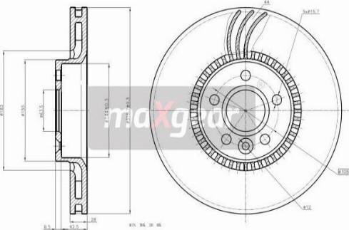 Maxgear 19-2429 - Brake Disc autospares.lv