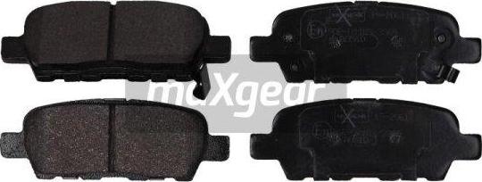 Maxgear 19-2061 - Brake Pad Set, disc brake autospares.lv