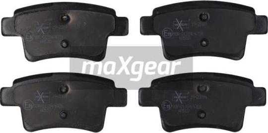 Maxgear 19-2089 - Brake Pad Set, disc brake autospares.lv