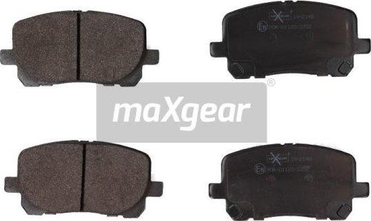 Maxgear 19-2148 - Brake Pad Set, disc brake autospares.lv