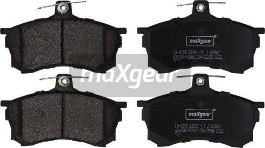 Maxgear 19-2156 - Brake Pad Set, disc brake autospares.lv