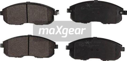 Maxgear 19-2158 - Brake Pad Set, disc brake autospares.lv