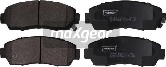 Maxgear 19-2895 - Brake Pad Set, disc brake autospares.lv