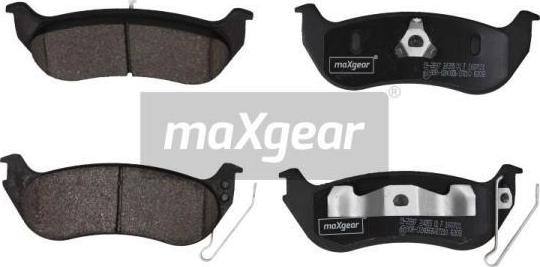 Maxgear 19-2897 - Brake Pad Set, disc brake autospares.lv