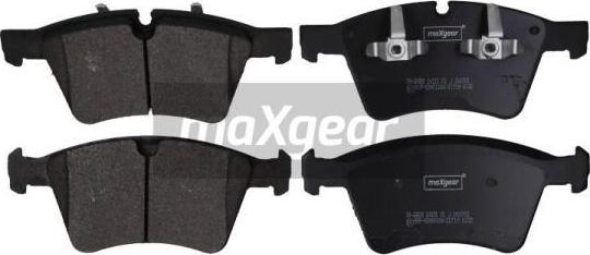 Maxgear 19-2889 - Brake Pad Set, disc brake autospares.lv