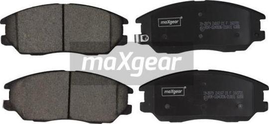 Maxgear 19-2879 - Brake Pad Set, disc brake autospares.lv