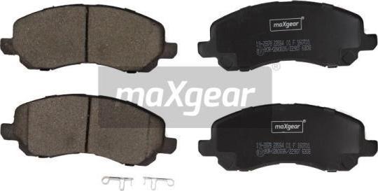 Maxgear 19-2878 - Brake Pad Set, disc brake autospares.lv