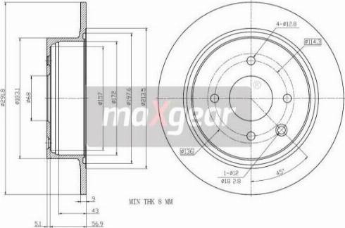 Maxgear 19-2792 - Brake Disc autospares.lv