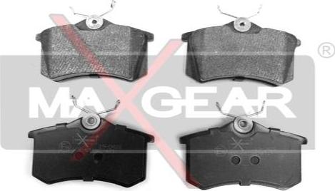 Maxgear 19-0428 - Brake Pad Set, disc brake autospares.lv