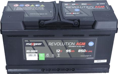 Maxgear 85-0053 - Starter Battery autospares.lv