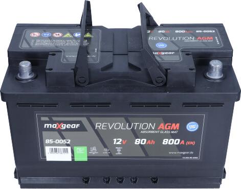 Maxgear 85-0052 - Starter Battery autospares.lv