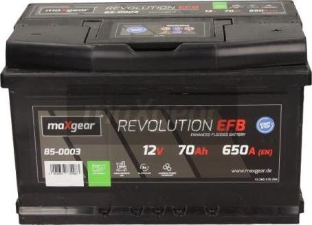 Maxgear 85-0003 - Starter Battery autospares.lv