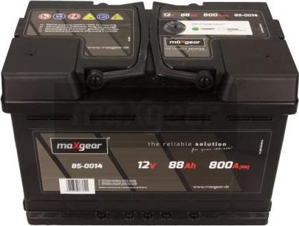 Maxgear 85-0014 - Starter Battery autospares.lv