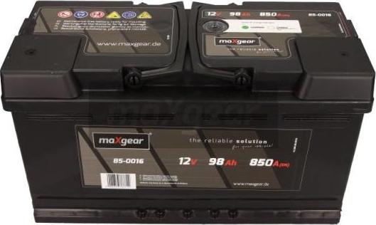 Maxgear 85-0016 - Starter Battery autospares.lv