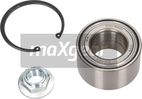 Maxgear 33-0604 - Wheel hub, bearing Kit autospares.lv