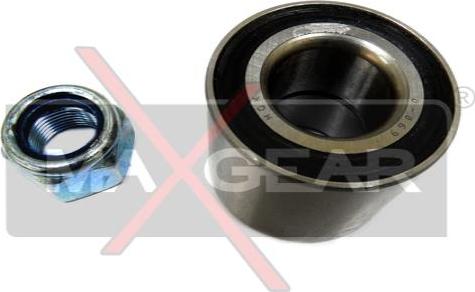 Maxgear 33-0317 - Wheel hub, bearing Kit autospares.lv