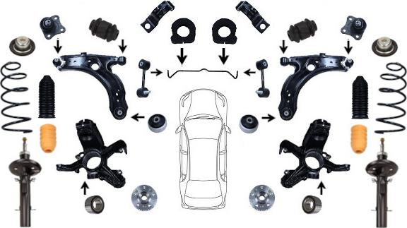 Maxgear MAX01 - Wheel Suspension autospares.lv