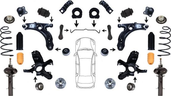 Maxgear MAX11 - Wheel Suspension autospares.lv