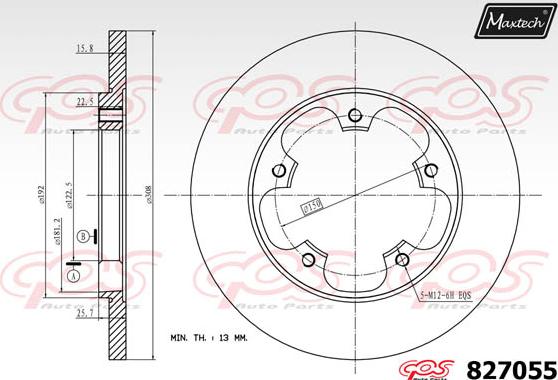 Maxtech 5271070 - Steering Knuckle, wheel suspension autospares.lv