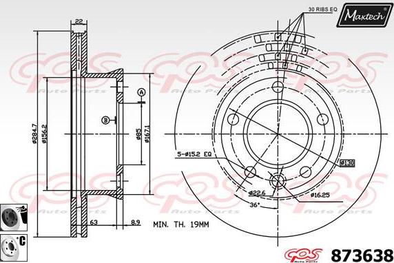 Maxtech 70160101 - Guide Sleeve Kit, brake caliper autospares.lv