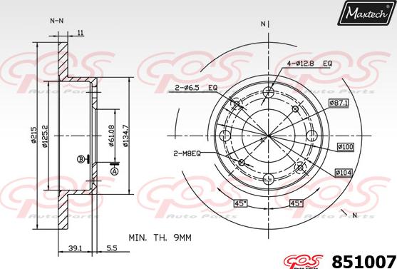 Maxtech 70160124 - Guide Sleeve Kit, brake caliper autospares.lv