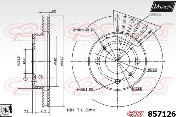 Maxtech 70180363 - Seal, brake caliper piston autospares.lv