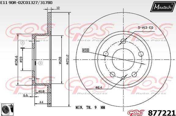 Maxtech 70200197 - Repair Kit, brake caliper autospares.lv