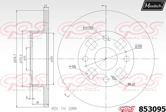 Maxtech 70200119 - Repair Kit, brake caliper autospares.lv