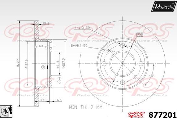 Maxtech 70200828 - Repair Kit, brake caliper autospares.lv