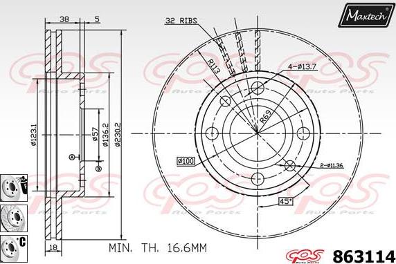 Maxtech 70200782 - Repair Kit, brake caliper autospares.lv