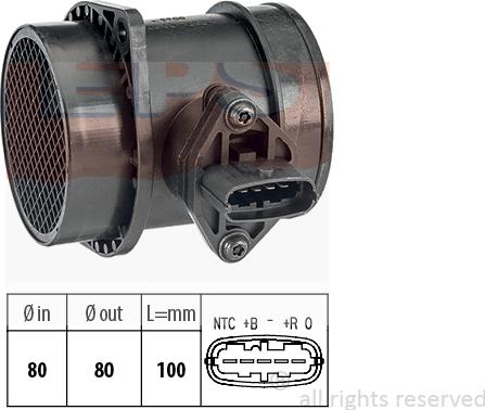 MDR EPS-1991 492 - Air Mass Sensor autospares.lv