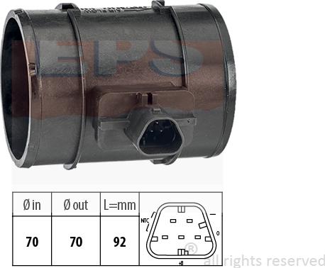 MDR EPS-1991 465 - Air Mass Sensor autospares.lv