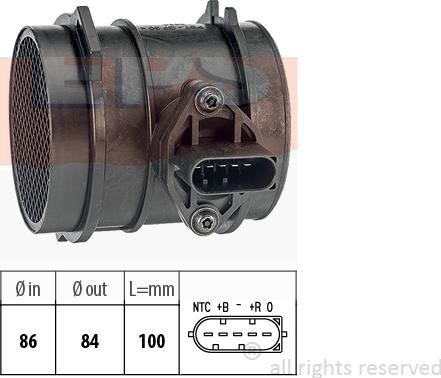 MDR EPS-1991 076 - Air Mass Sensor autospares.lv