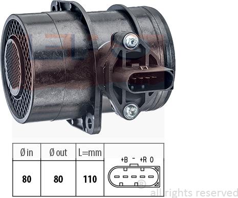 MDR EPS-1991 191 - Air Mass Sensor autospares.lv