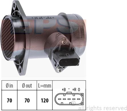 MDR EPS-1991 192 - Air Mass Sensor autospares.lv