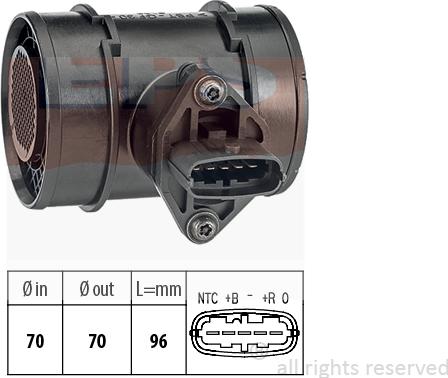 MDR EPS-1991 315 - Air Mass Sensor autospares.lv