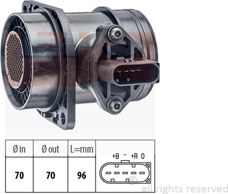 MDR EPS-1991 325 - Air Mass Sensor autospares.lv