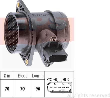 MDR EPS-1991 221 - Air Mass Sensor autospares.lv